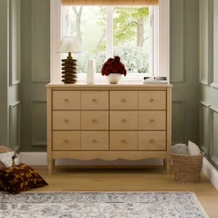 Liberty 6-Drawer Assembled Dresser in Honey