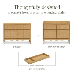 Liberty 6-Drawer Assembled Dresser in Honey