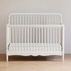 Liberty 4-in-1 Convertible Spindle Crib in Warm White