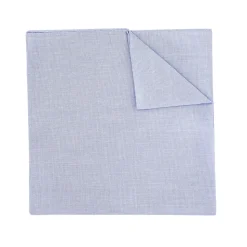 Light Blue Cotton Pocket Square