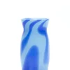 Light Blue Sky Blue Swirls Vase