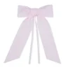 Light Pink Velvet Napkin Bows, Set of 4