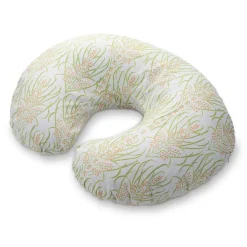 Light Teal Vines Suzani Nursing Pillow Cover