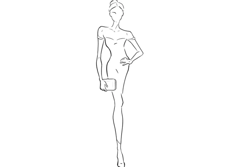 Lily Clutch in Pegasus White IDRO Treated Satin