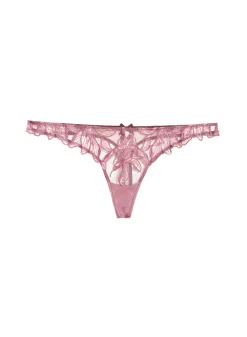 Lily Embroidery Hipster Thong