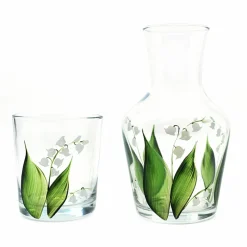 Lily Of The Valley Carafe And Tumbler