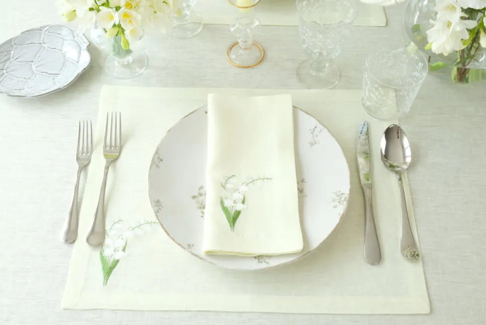 Lily of the Valley Collection Napkin, Set of 4