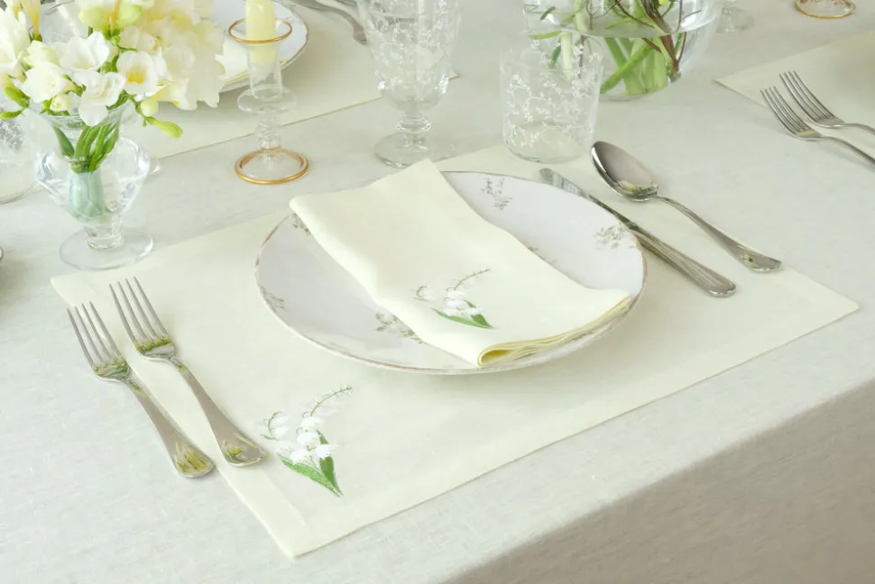 Lily of the Valley Collection Placemat, Set of 4