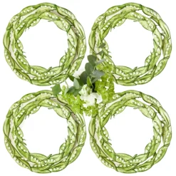 Lily of the Valley Dinner & Starter Plates, Set of 4