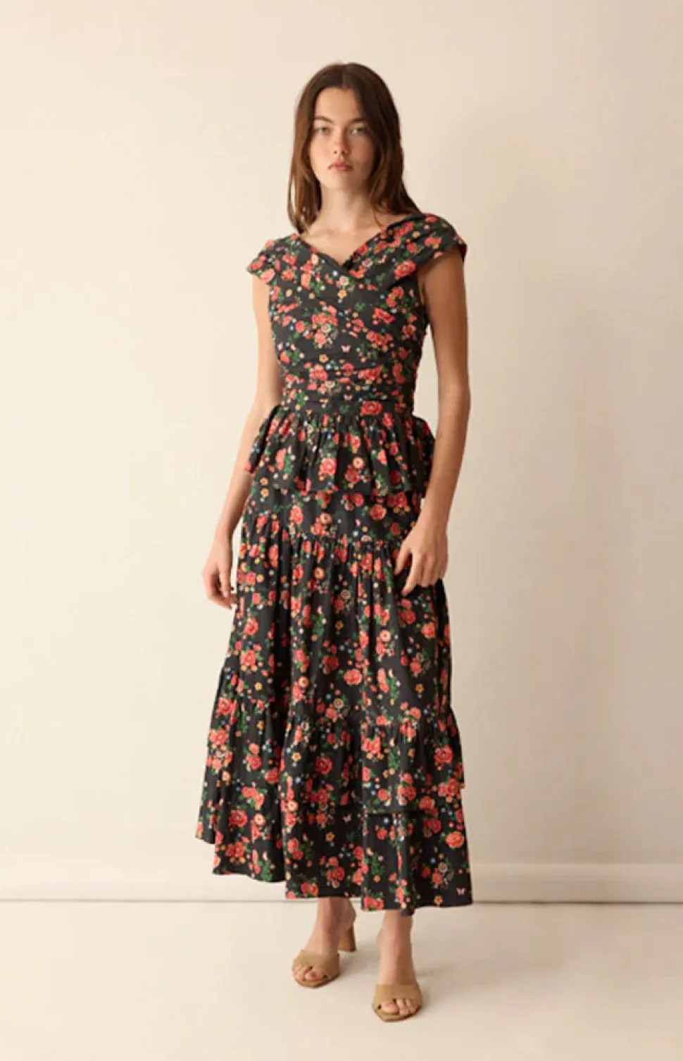 Lily Top in Midnight Garden