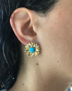Limoncello Mini Earrings in Ruby