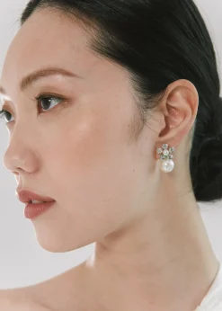 Linden Earrings in Crystal