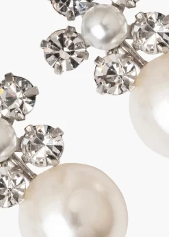 Linden Earrings in Crystal