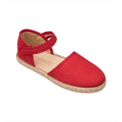 Linen Classic Espadrille Red