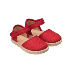 Linen Classic Espadrille Red