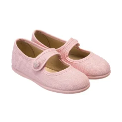 Linen Mary Jane Pink