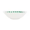 Lisbon Green Stitch Serving Bowl