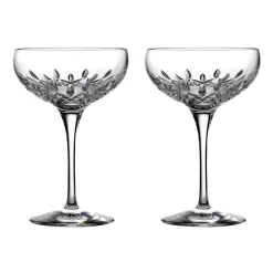 Lismore Essence Champagne Saucer 9.5 oz, Set of 2