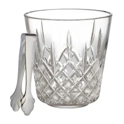 Lismore Ice Bucket 7.5", with Tongs