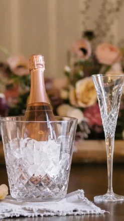 Lismore Ice Bucket 7.5", with Tongs