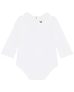Little Bear Embroidered Collar Onesie