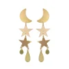 Little Gold Twilight Earrings