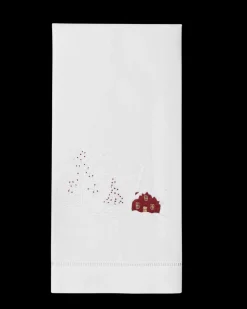 Little Red House Hand Towel