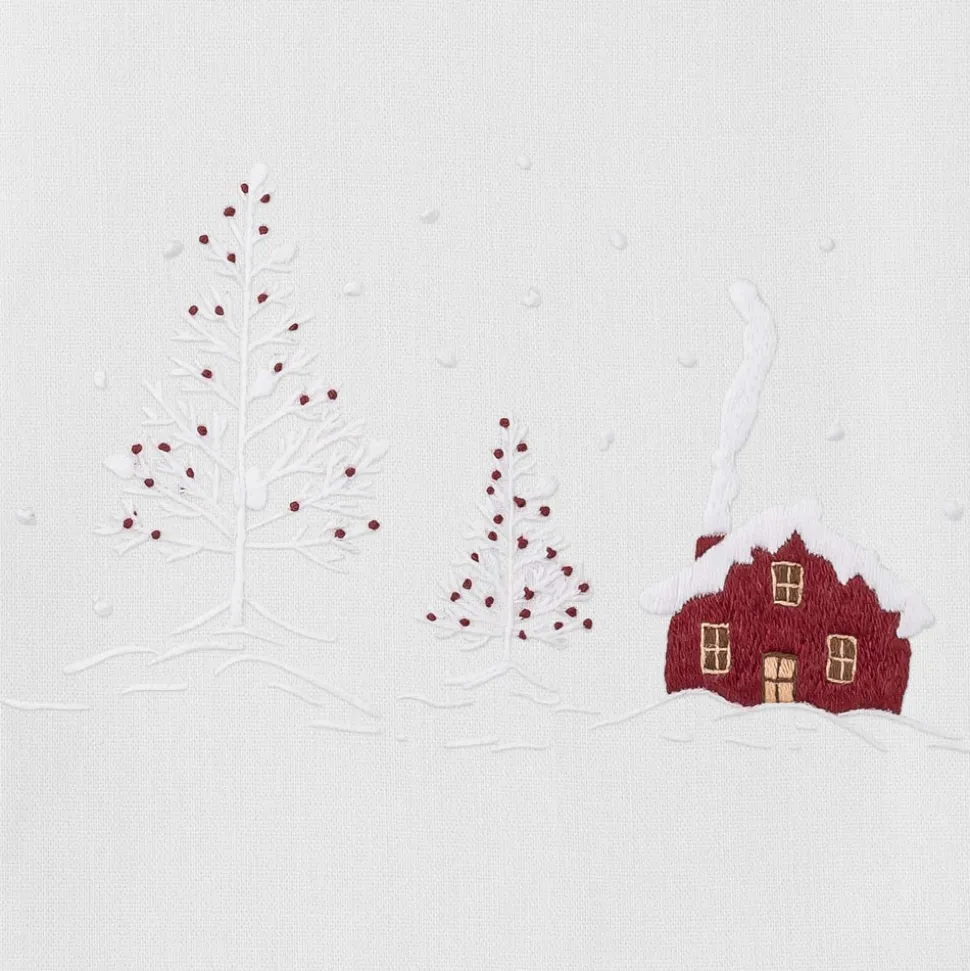 Little Red House Hand Towel