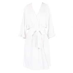 Liza Pointelle Cotton Robe