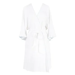 Liza Pointelle Cotton Robe