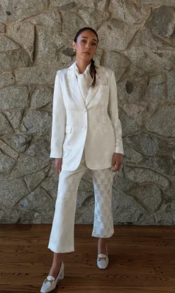 Loewe Brocade Ivory Bridal Suit