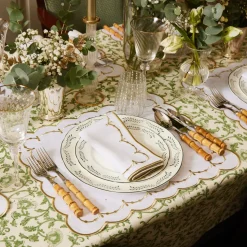 Lola Green Vine Tablecloth