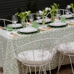 Lola Green Vine Tablecloth