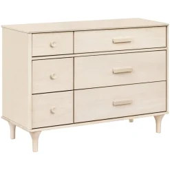 Lolly 6-Drawer Assembled Double Dresser in Washed Natural