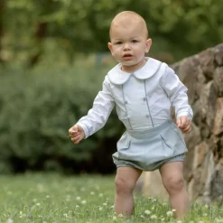 Long Sleeve Barrett Bubble in Hyde Park Herringbone