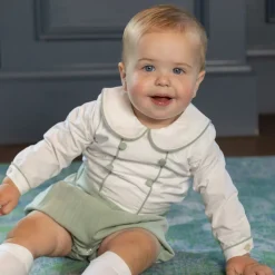 Long Sleeve Barrett Bubble in Hanover Herringbone