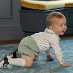 Long Sleeve Barrett Bubble in Hanover Herringbone