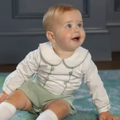 Long Sleeve Barrett Bubble in Hanover Herringbone