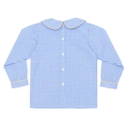 Long Sleeve Henry Peter Pan in Charles Street Check