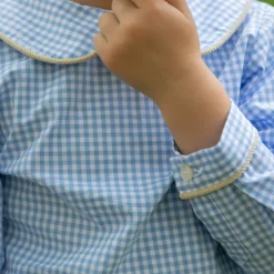 Long Sleeve Henry Peter Pan in Charles Street Check