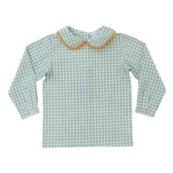 Long Sleeve Henry Peter Pan in Charleston Check