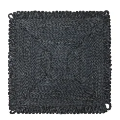 Loopy Square Placemat in Navy, Set of 4