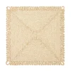 Loopy Square Placemat in Natural, Set of 4