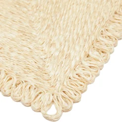 Loopy Square Placemat in Natural, Set of 4