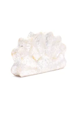 Lou Lou Clutch in White