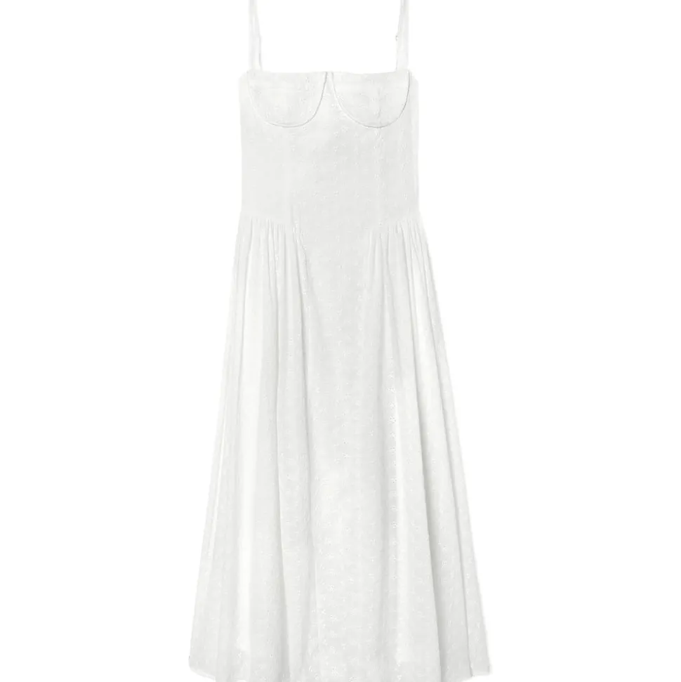 Lou Lou Dress in White Eyelet