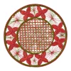 Louloudi Woven Placemat in Burgundy