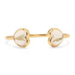 Love Bangle in Clear Quartz