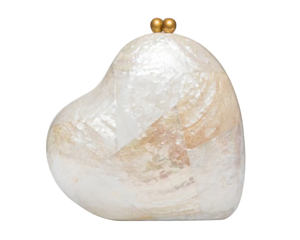 Love Clutch in White