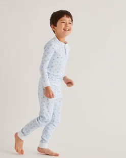Love Heart Pajama in Child Blue
